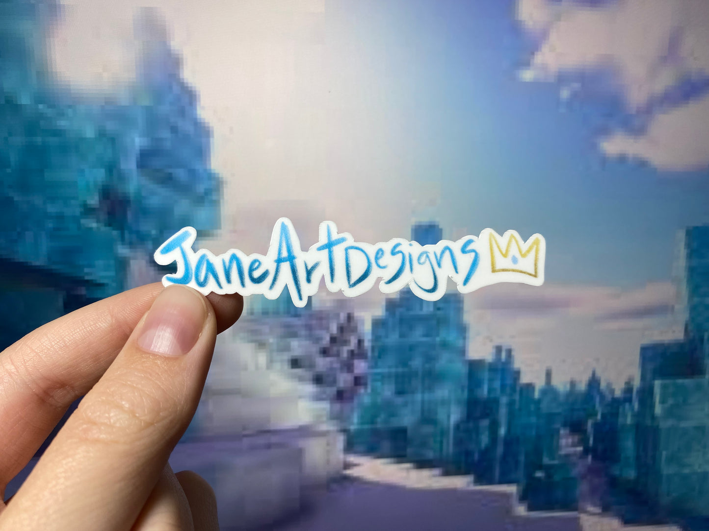 JaneArtDesigns Logo Sticker