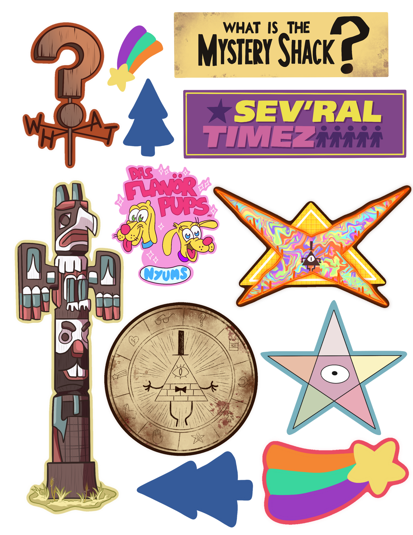 Gravity Falls Sticker Pack
