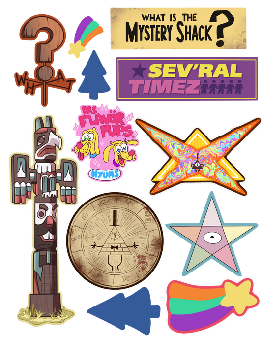 Gravity Falls Sticker Pack