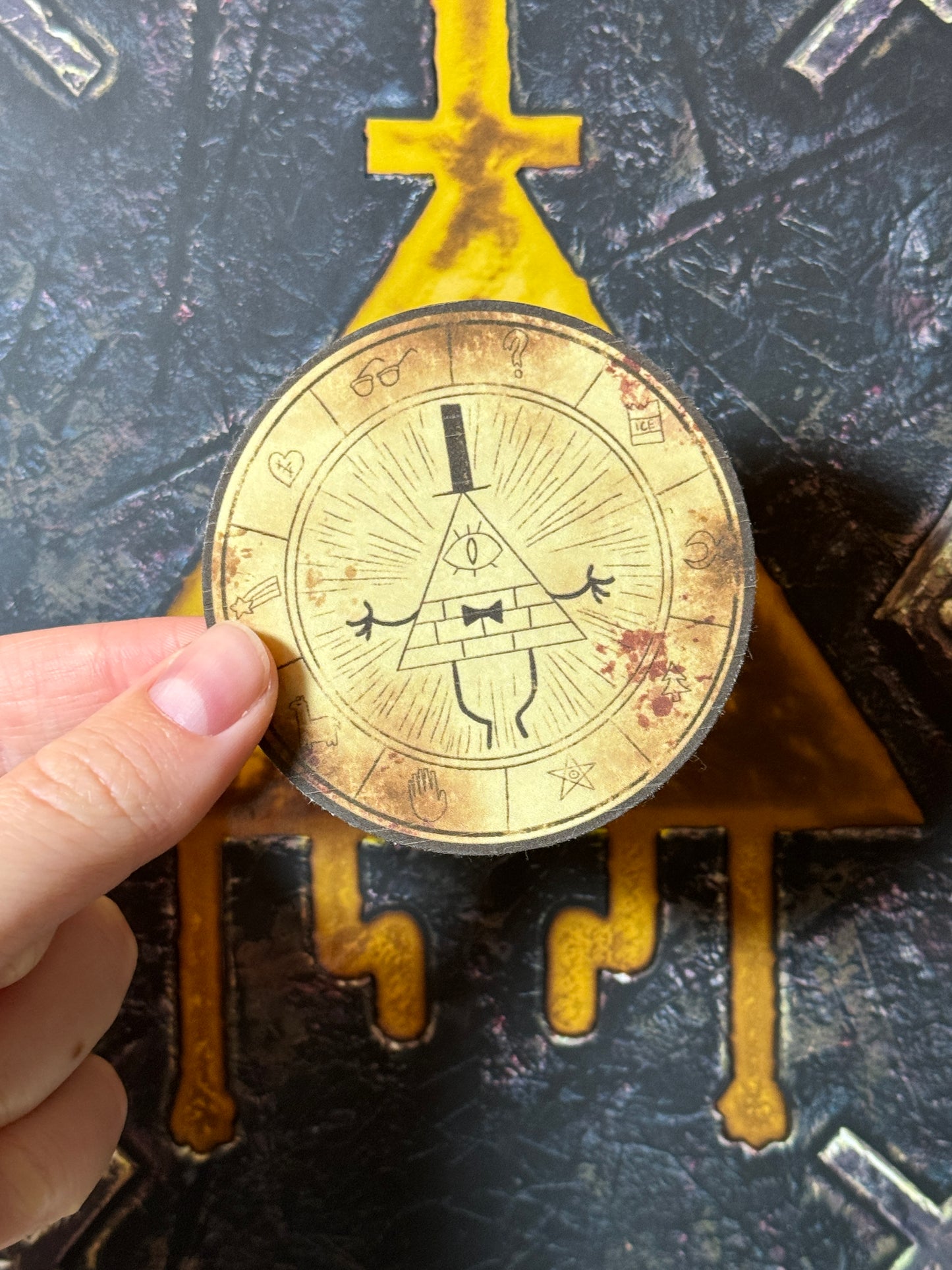 Bill Cipher Relic Sticker