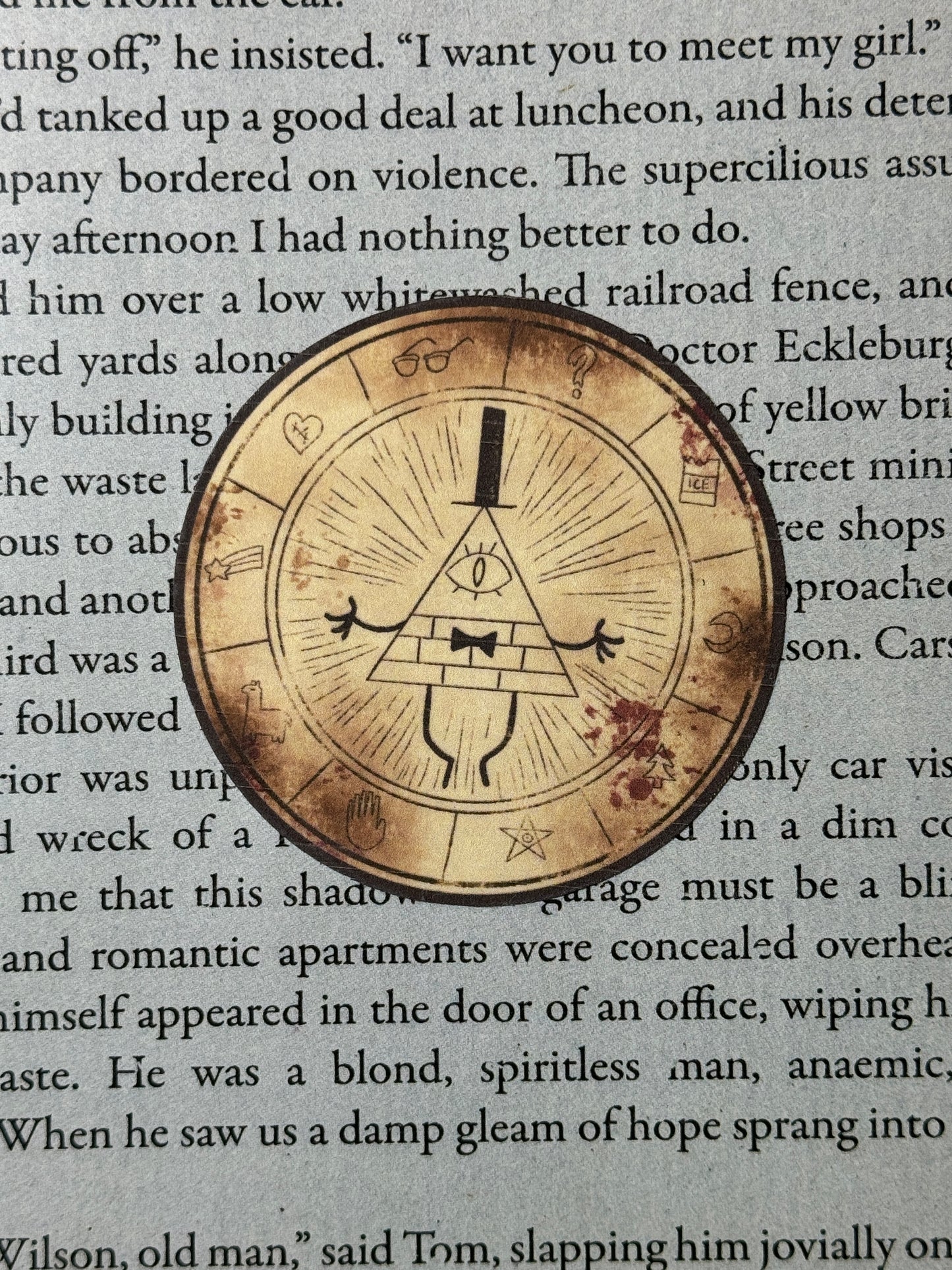 Bill Cipher Relic Sticker