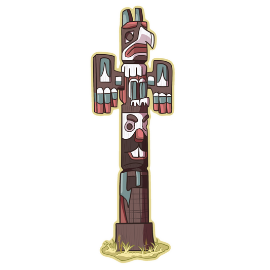Gravity Falls Totem Pole Sticker