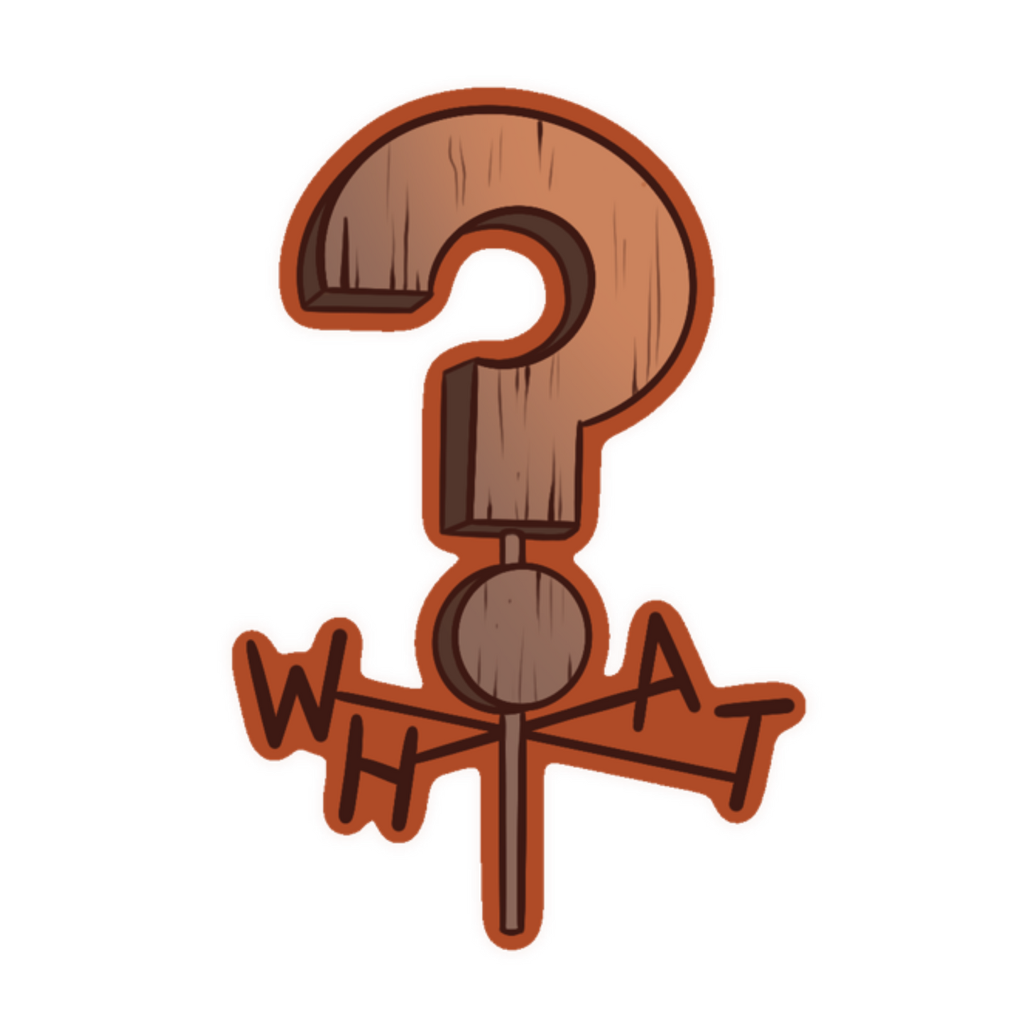 What Weather Vane Sticker