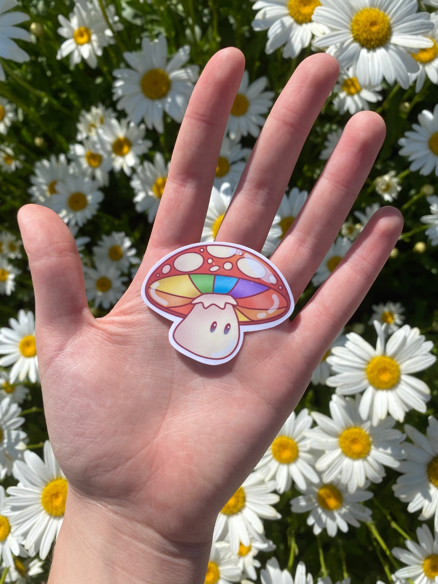 Rainbow Mushroom Sticker