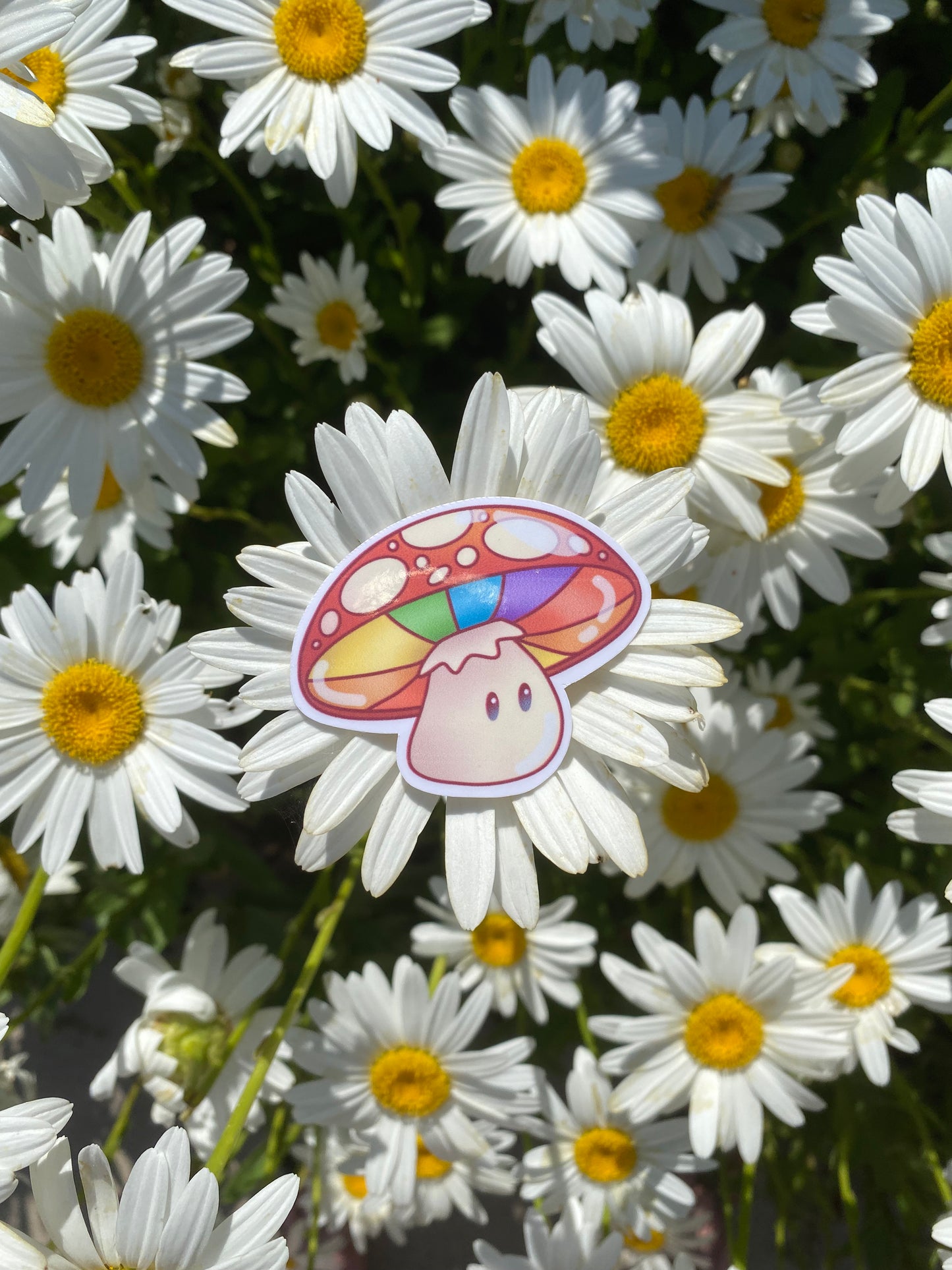 Rainbow Mushroom Sticker
