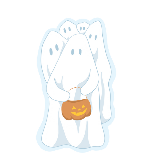 Peeking Ghosts Sticker