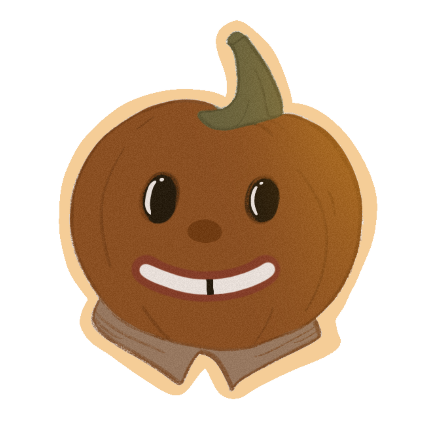 Cheesy Pumpkin Man Sticker - Over The Garden Wall