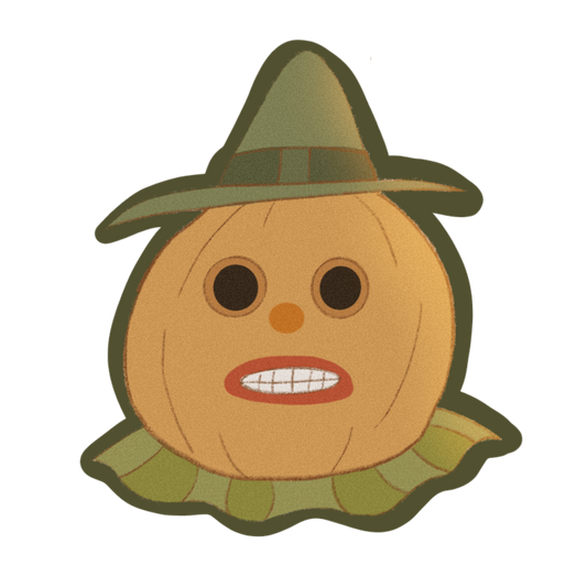 Round Eye Pumpkin Person Sticker - Over The Garden Wall