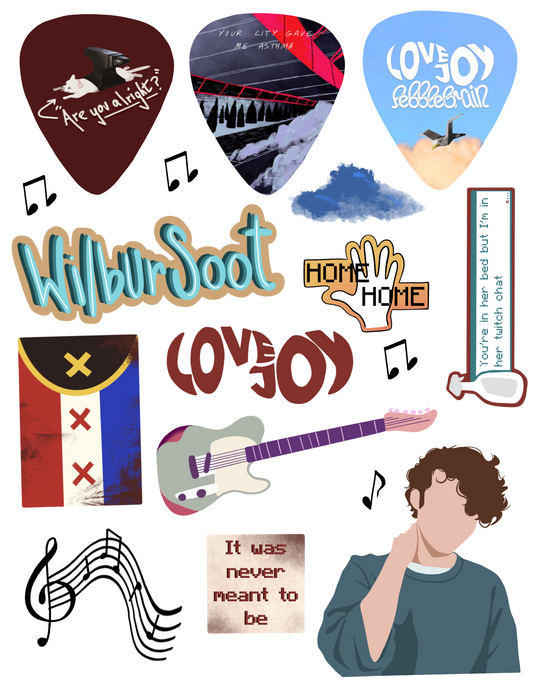 Wilbur Soot Sticker Pack