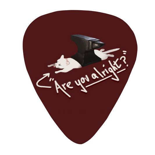 "Are You Alright?" Guitar Pick Sticker
