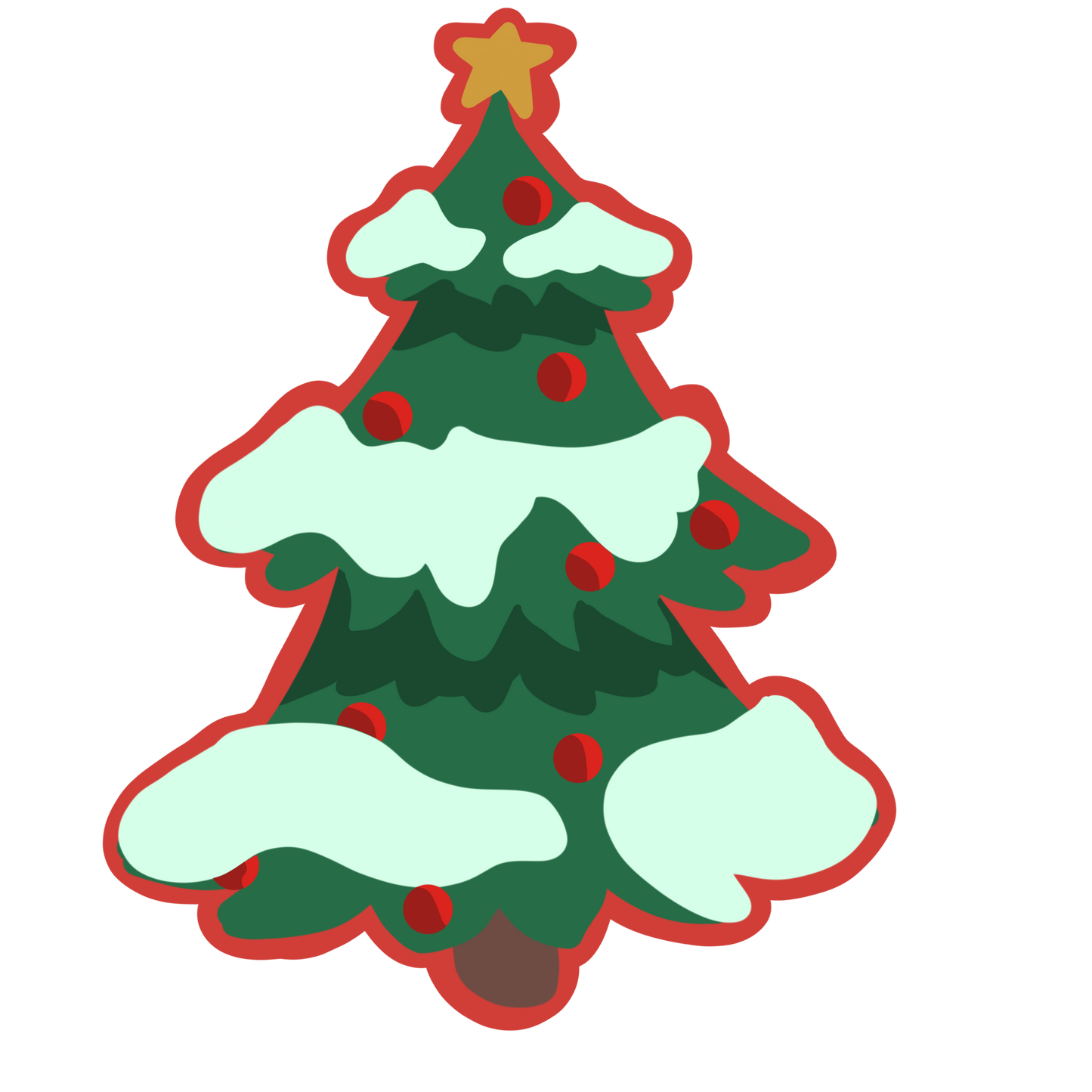 Christmas Tree Sticker
