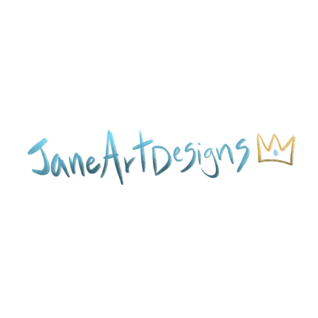 JaneArtDesigns Logo Sticker
