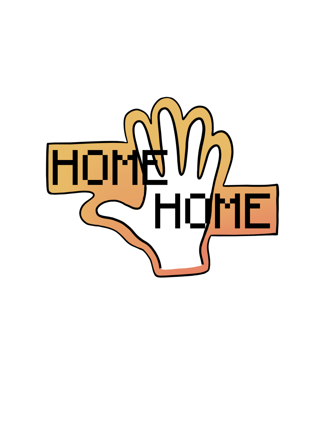 Home-Home Sticker