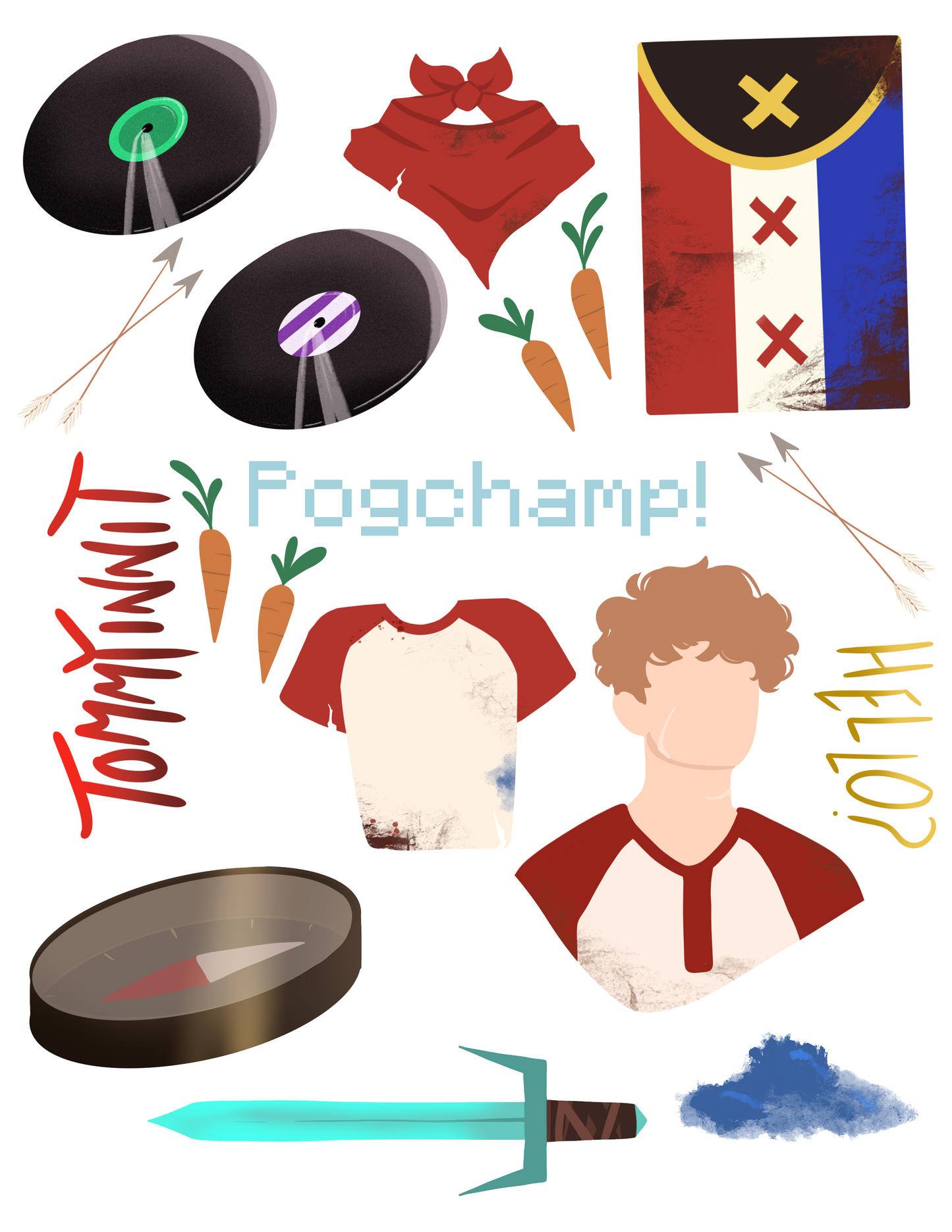 Tommyinnit Sticker Pack