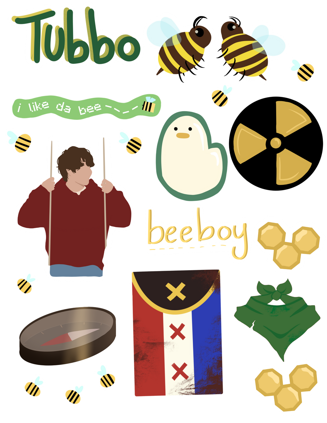 Tubbo Sticker Pack