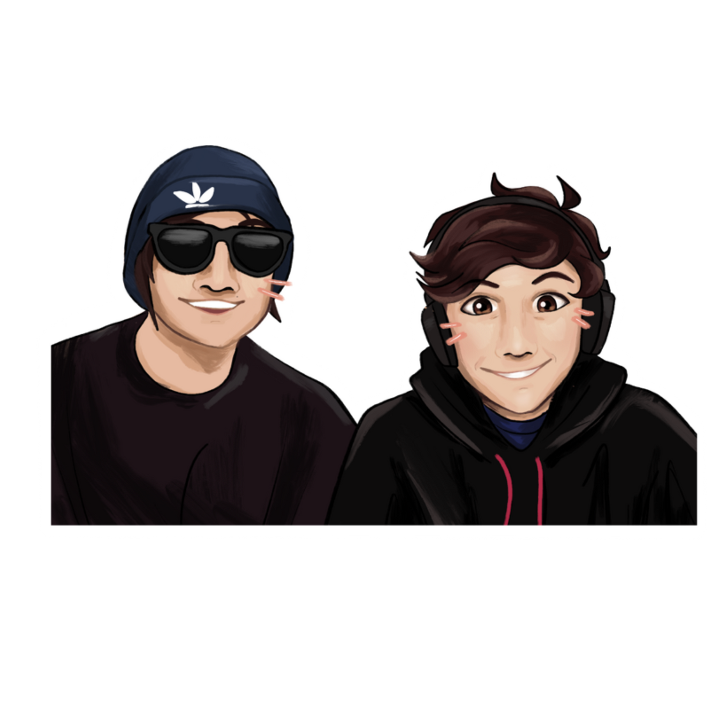GeorgeNotFound and Quackity Sticker
