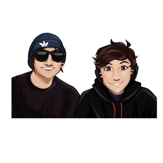 GeorgeNotFound and Quackity Sticker