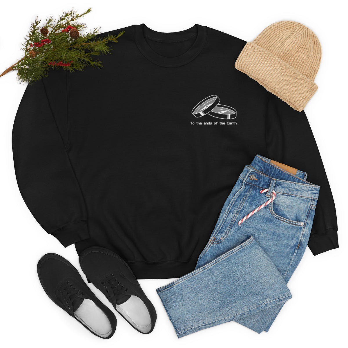 To The Ends Of The Earth Crewneck Sweatshirt